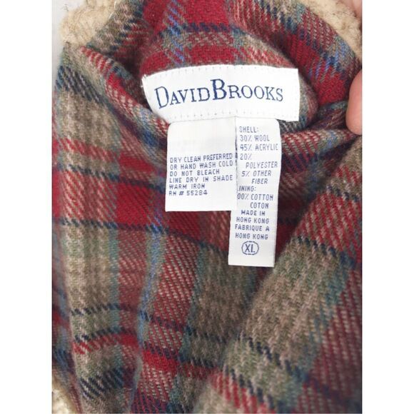 David brooks reversible plaid vest size XL - Picture 15 of 16